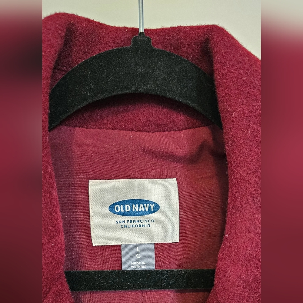 Old Navy Classic Soft-Brushed Peacoat  - Picture 3 of 7